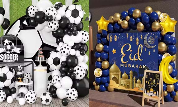 เราสามารถปรับแต่งโซ่บอลลูนได้