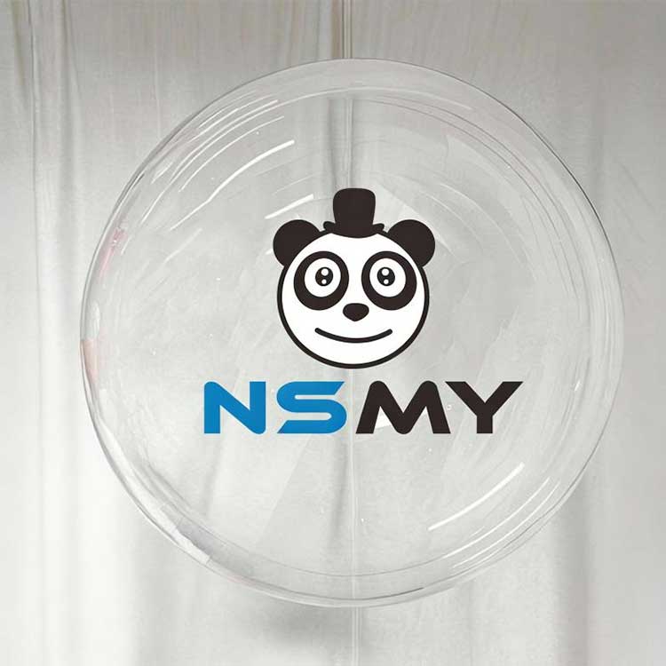 ลูกโป่งโบโบ้ใสทรงกลมขนาด 48 นิ้ว