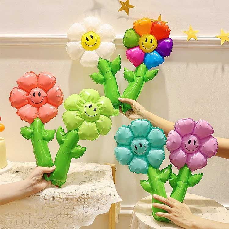 ลูกโป่งฟอยล์ทานตะวันมือถือ