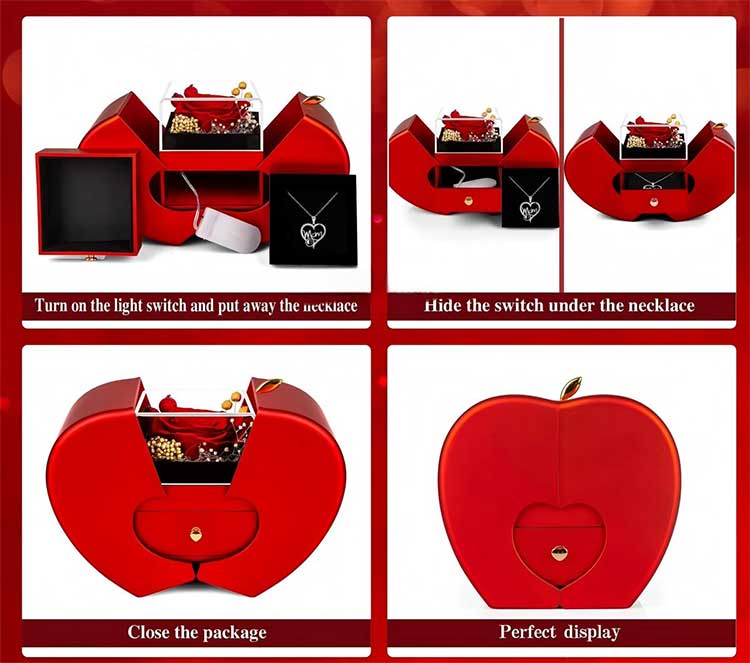 Rose Apple Double Opening Gift Box China