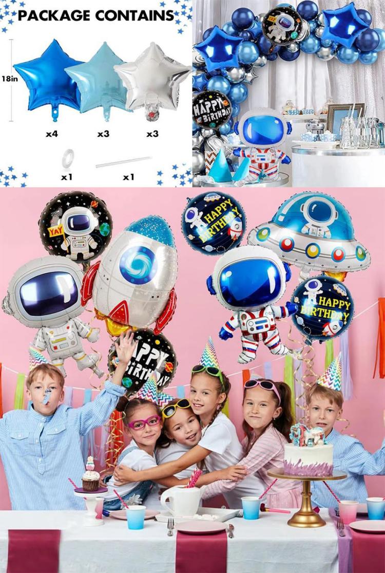 18 Inch 7 Pcs Space Foil Balloons Kits price