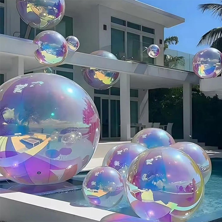 ลูกโป่งกระจก ดิสโก้ มันนี่ เป่าลม