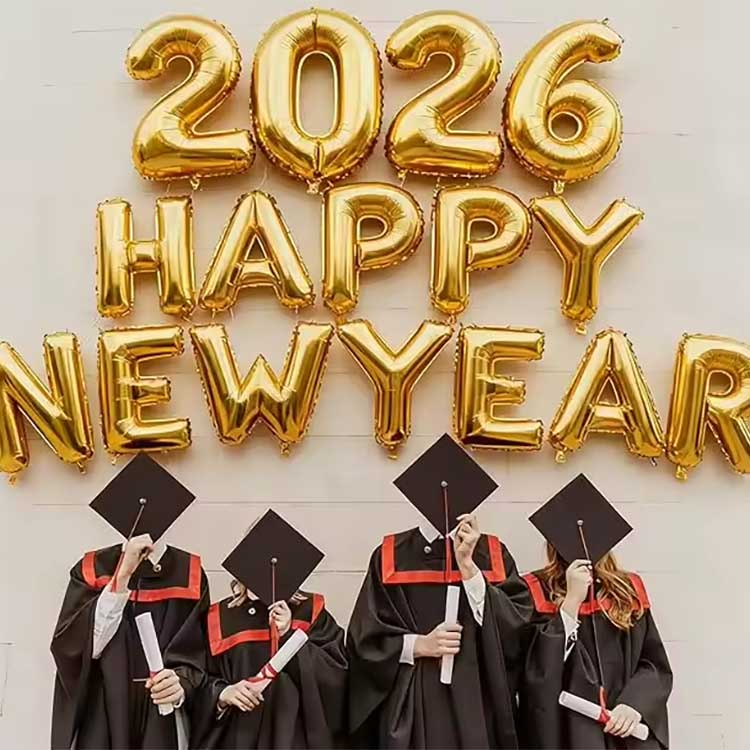 ชุดลูกโป่งฟอยล์ปีใหม่