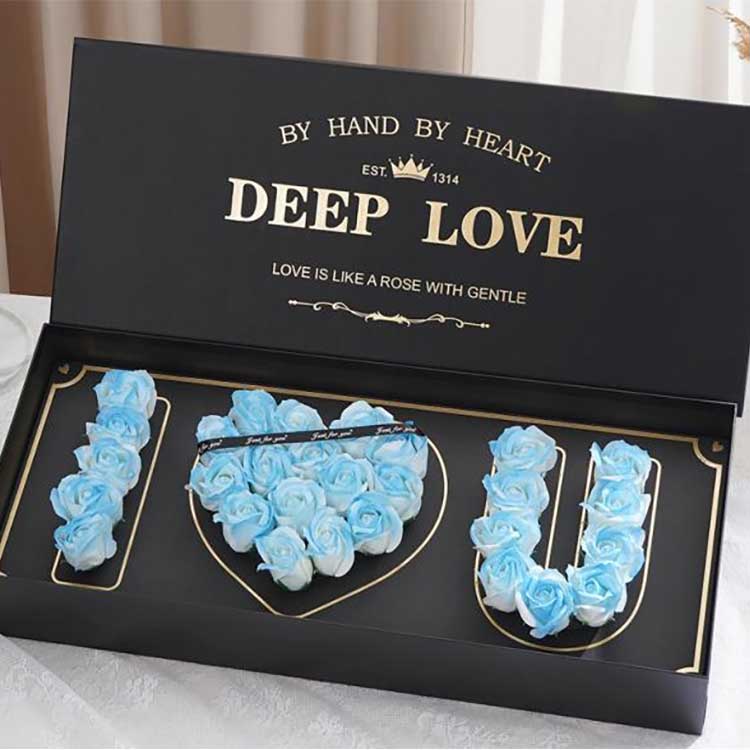 กล่องสบู่ดอกกุหลาบหัว