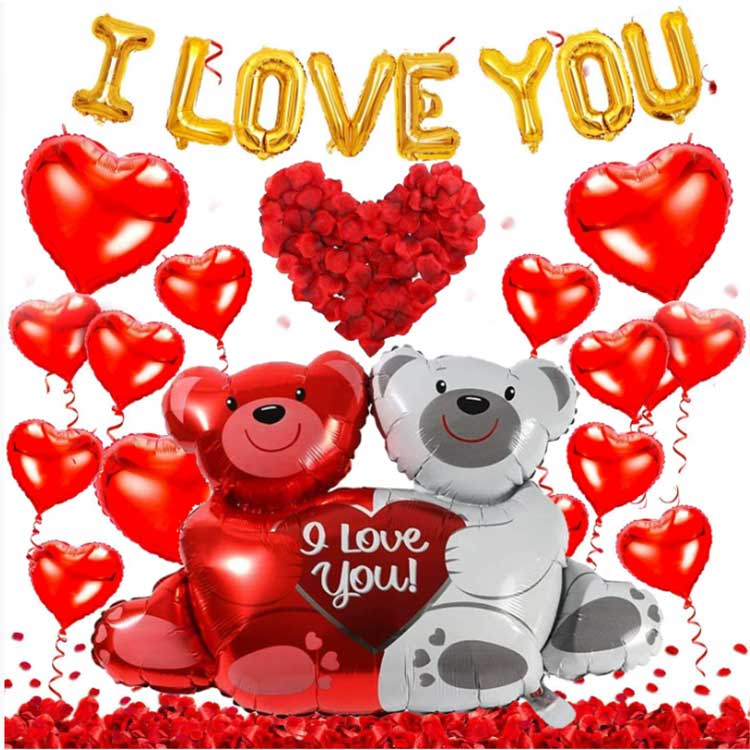 ลูกโป่งฟอยล์วันวาเลนไทน์